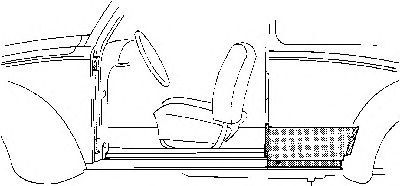 VAN WEZEL 580142 -  Боковина